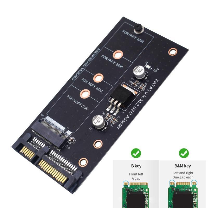 B Key Interface M.2 NGFF to Sata 3.0 22pin Adapter Board Converter 6G Fast