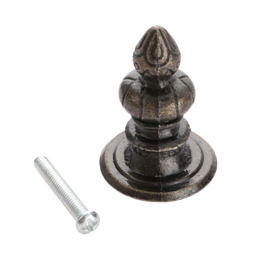 Tower Shape Drawer Cabinet Knobs Gift Jewelry Box Wardrobe Pull Handle 39mm*27mm