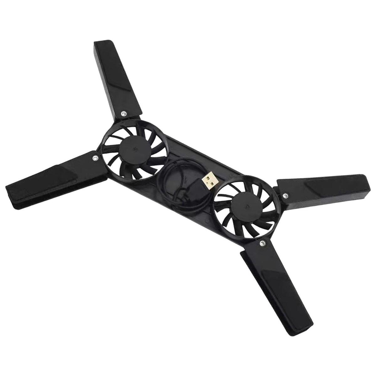 Laptop Cooling Stand Dual Fan USB Powered for Various Notebook Computers