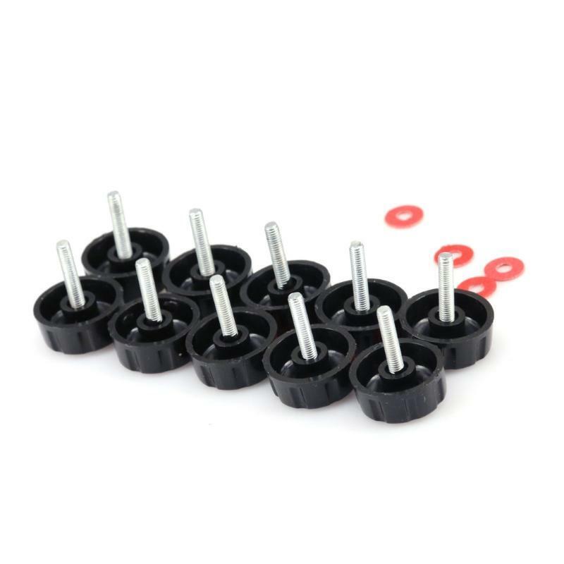 10x Universal Fishing Reel Handle Screw Cap Bearing Cover Accessory with Washer