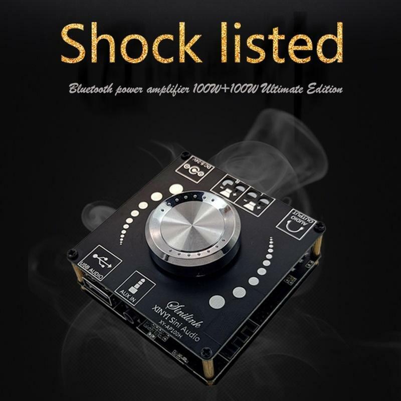 AP100L Dual Channel Digital Power Amplifier Board DC 5-26V for DIY Sound System