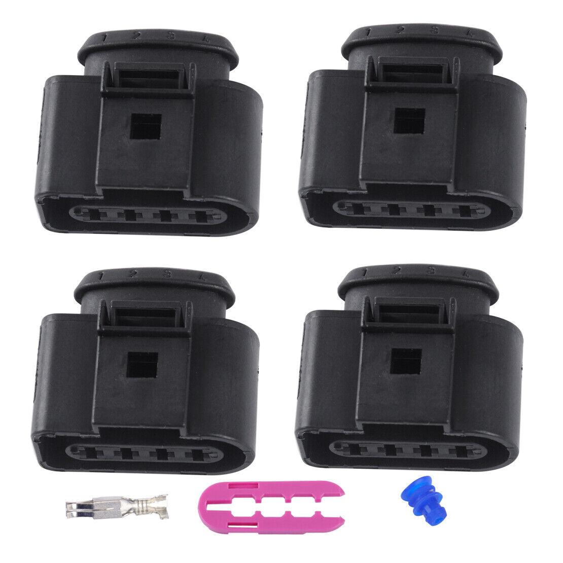 4 Ignition Coil Connector Repair Kit IC39 Fit For Audi A4 Passat Touareg Li
