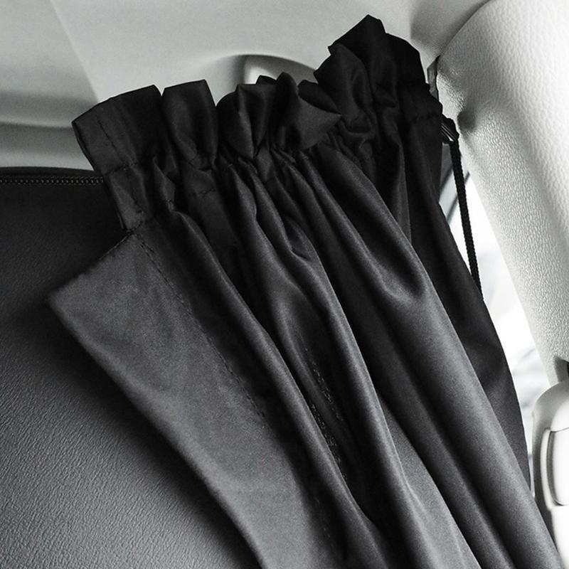 Auto Front Rear Partition Side Window Sunshade Curtain for Car Van Cab Napping