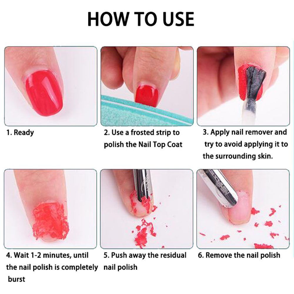 Art Soak off  No Harm Acrylic UV Gel Burst Nail Gel Magic Remover Nail Polish