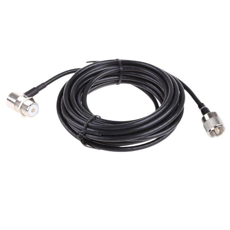 PL259 Male - SO239 Female Low Loss Coax Extension Cable for Ham Radio Durable