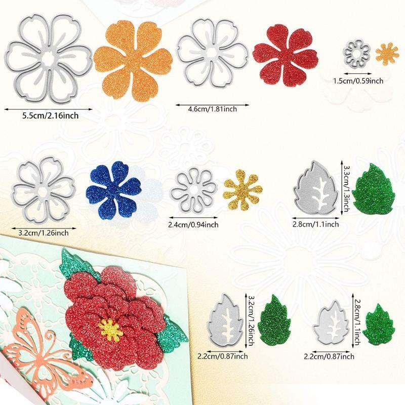 Flowers Leaves Metal Cutting dies Embossing Mould for Card Making Scrapbooking