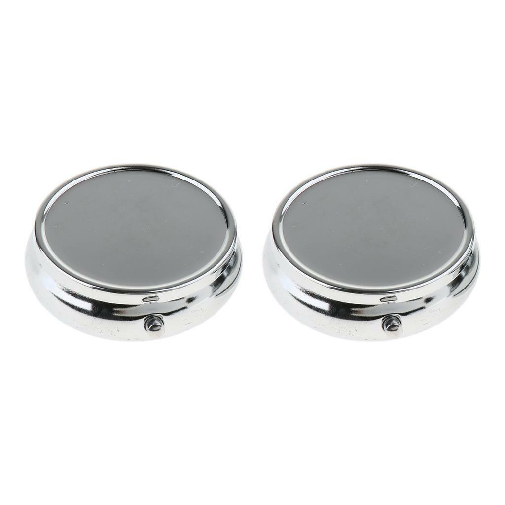 2x  Pill Box Medicine Case Container  Organizer Purse 1 Slots