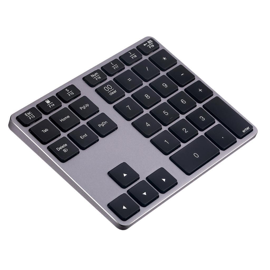 Wireless  Numeric Keyboard Rechargeable Battery 34 Keys Keypad