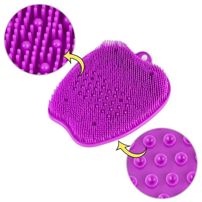 Shower Foot Scrubber Cleaner Massager SPA Mat Reduce Feet Pain Acupressure Mat