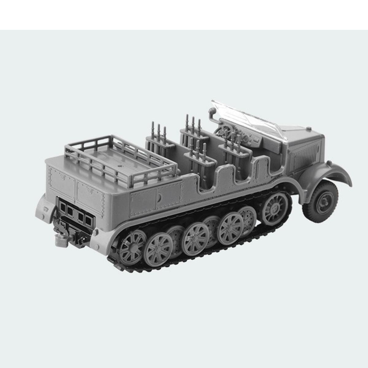 1:72 German Sd.Kfz. 7 Half-Track Armored Vehicle Assembly