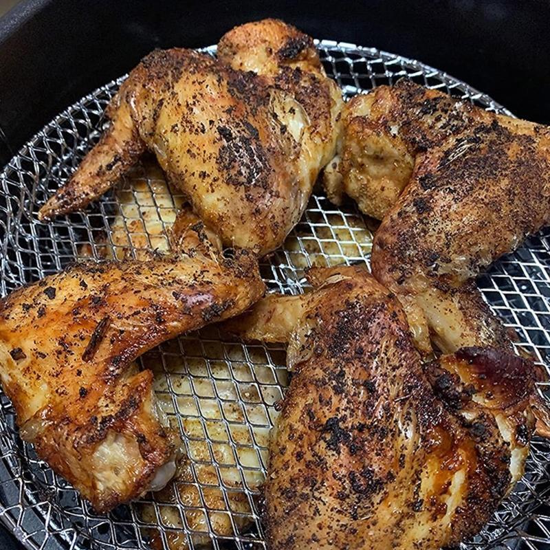 Round Air Fryer Rack Air Fryer Accessories Stainless Steel Multi-Layer