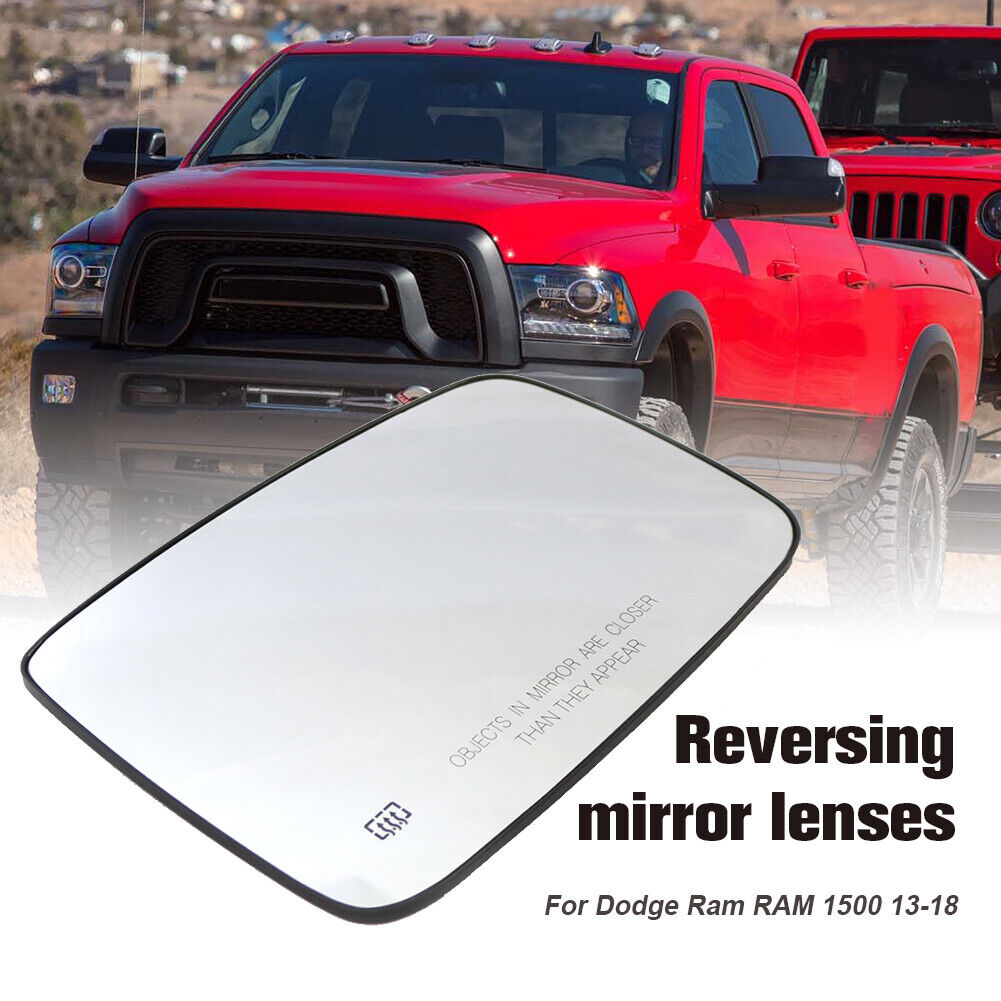 Car Reversing Lens Auto Rear View Mirror for Dodge Ram 1500 13-18 (Right)