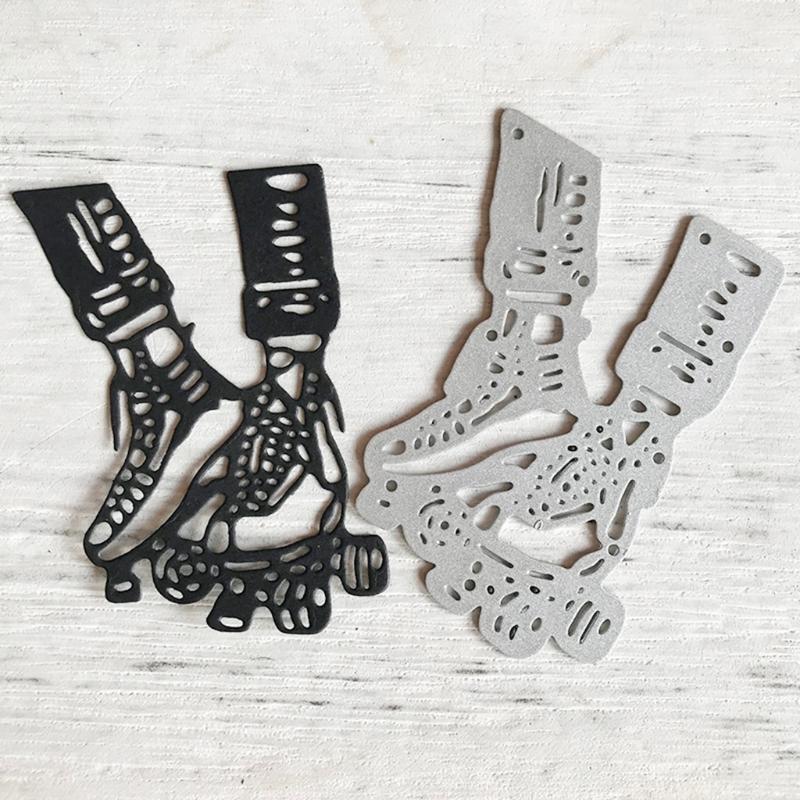 A Pair of Skates Carbon Steel Cutting Dies DIY Scrapbooking Photo Album Cards