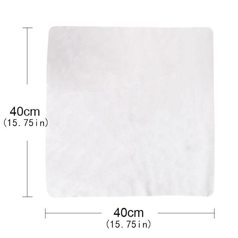 2PCS 40x40CM Water Absorbent Suede Deerskin Towel Clean Cloth LP Vinyl Records