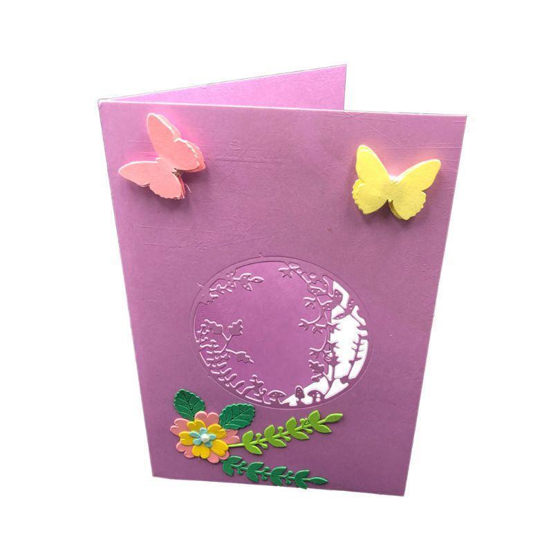Floral Decorative Metal Cutting Dies Stencil Scrapbooking DIY Album Stamp Paper