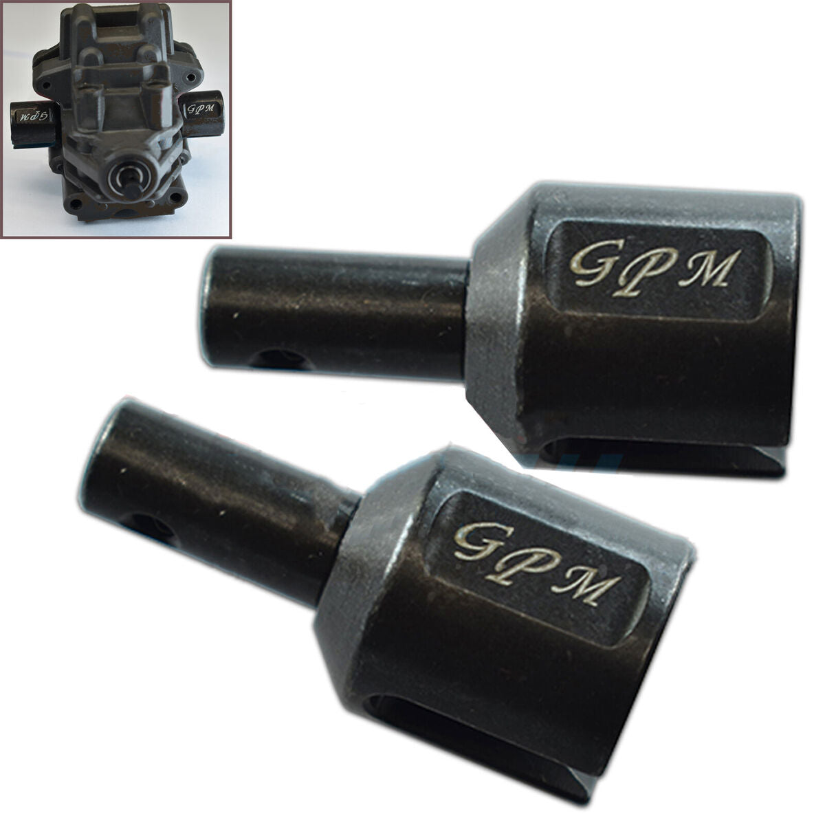 2pcs F/R Differential Cup Fork for 1/8 4WD SLEDGE MONSTER TRUCK-95076-4 RC Car