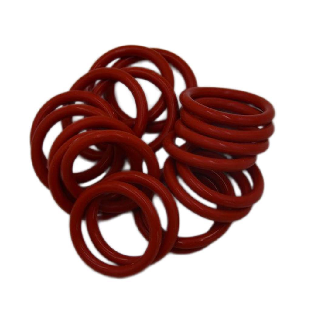 Set of 20 High Quality O-Rings Tube Damper Silicone Rings For 12AX7 12AU7