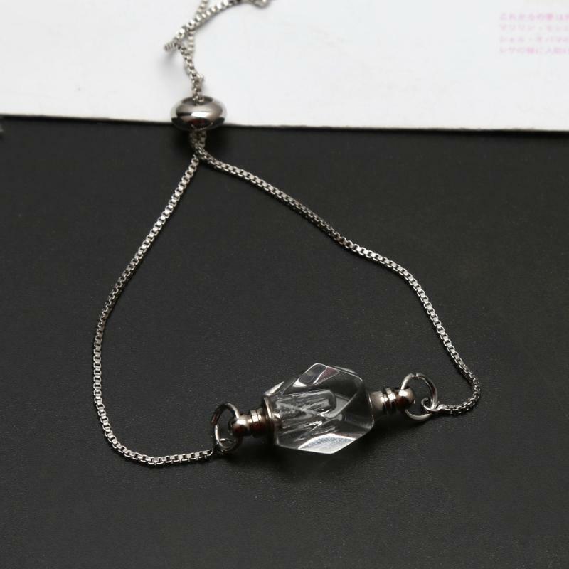 Perfume Bottle Bracelet Aromatherapy Anxiety Essential Oil Diffuser Bracelet