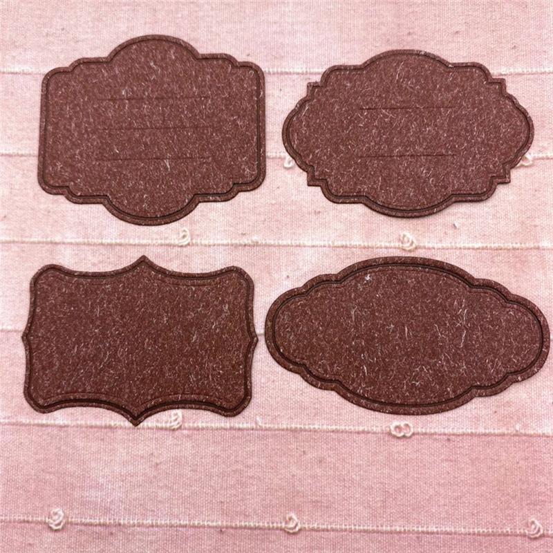 Metal Message Board Cutting Dies Greeting Invitation Festival Blessing Card Make