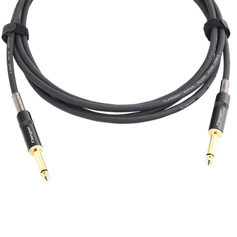 6.35mm TRS Jack Electric Guitar Connection Cable Instrument Noise Reduction Line