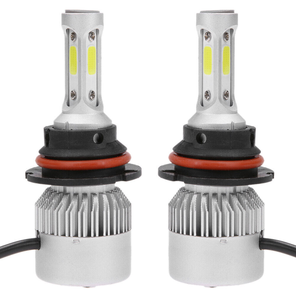 DICN 1Pair Universal 6500K 5000LM 9004 LED COB Car Headlight Head Lamp Bulb
