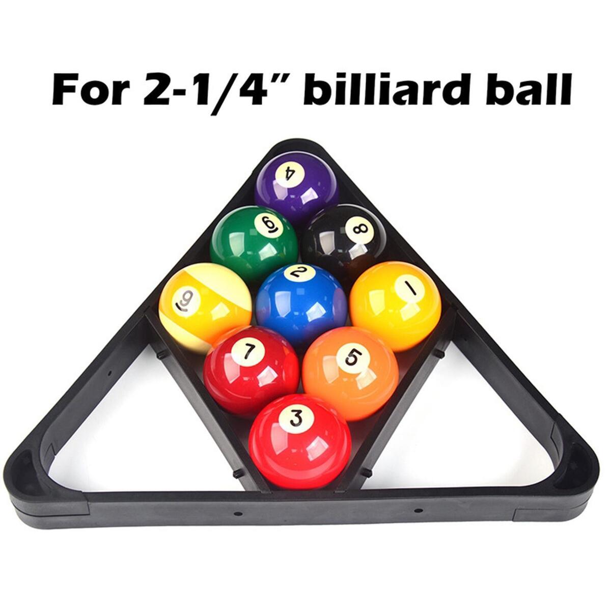 Billiard Triangle Ball Rack Holder for 2-1/ 4inch Balls Pool Rack Pool Table