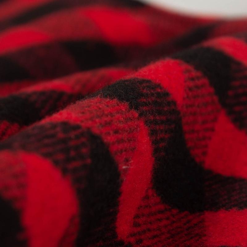 Christmas Stocking  Red Black Plaid Hanging Ornament Cute Gift Decoration