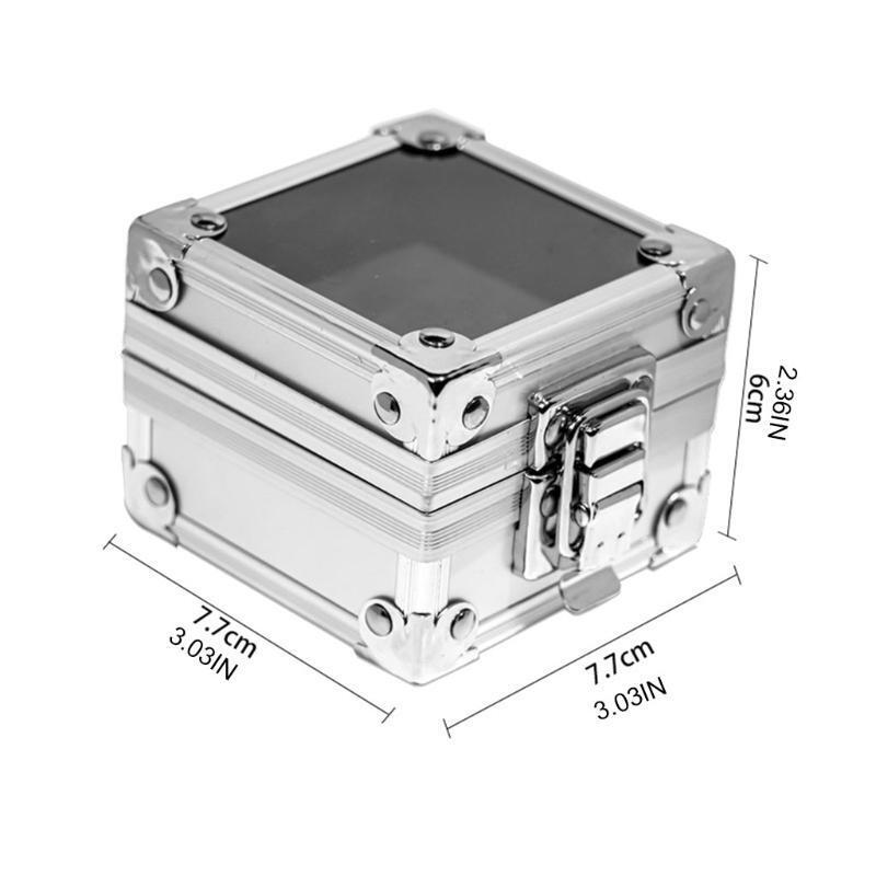 Nail Drill Bit Holder Stand Display Organizer Dust Proof Storage Container Box