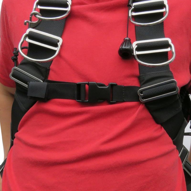 Technical Scuba Dive Chest Strap Harness Webbing Nylon Sternum Strap Chest Belt