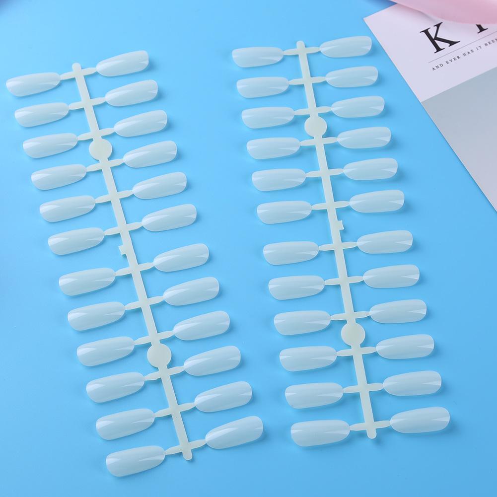 240pcs False Nail Tips Polish Gel DIY Nails Display Shelf Nail Art (Beige)