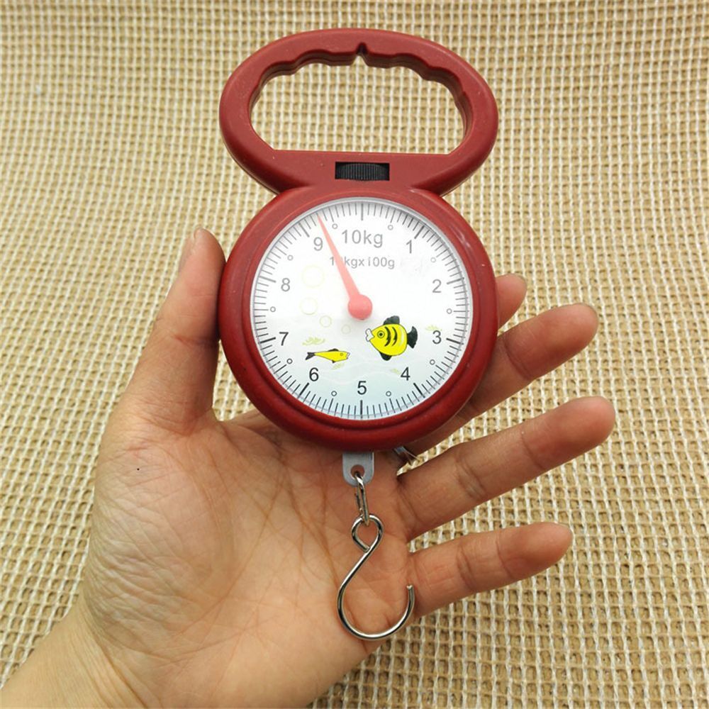 Hook Weighing Portable Hanging Scale Numeral Pointer 10kg Weighing Spring Scale