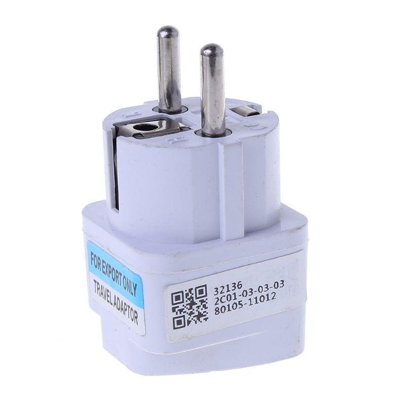 Universal US AU UK to EU Socket Plug AC Power Travel Charger Adapter Converter