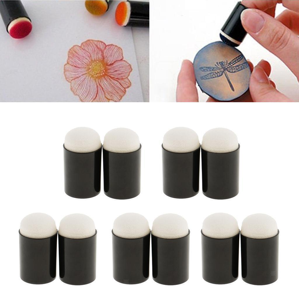 10 Pieces Sponge Finger Daubers Foam Finger Pad Finger Painting Crafts Tools