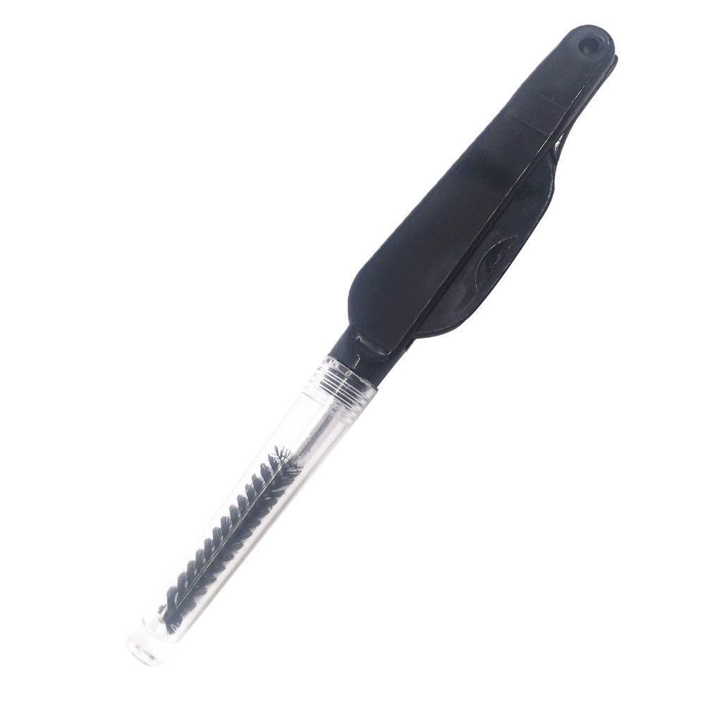 Fashion Mascara Separator Eyebrow Brush Dual-Head Foldable Eyelash Metal Comb