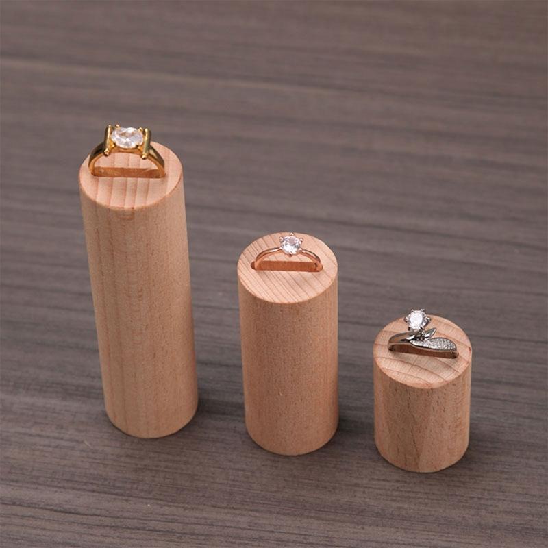 3 Pcs Ring Display Stands Cone Ring Holders Jewelry Tower Pillar Display Stands