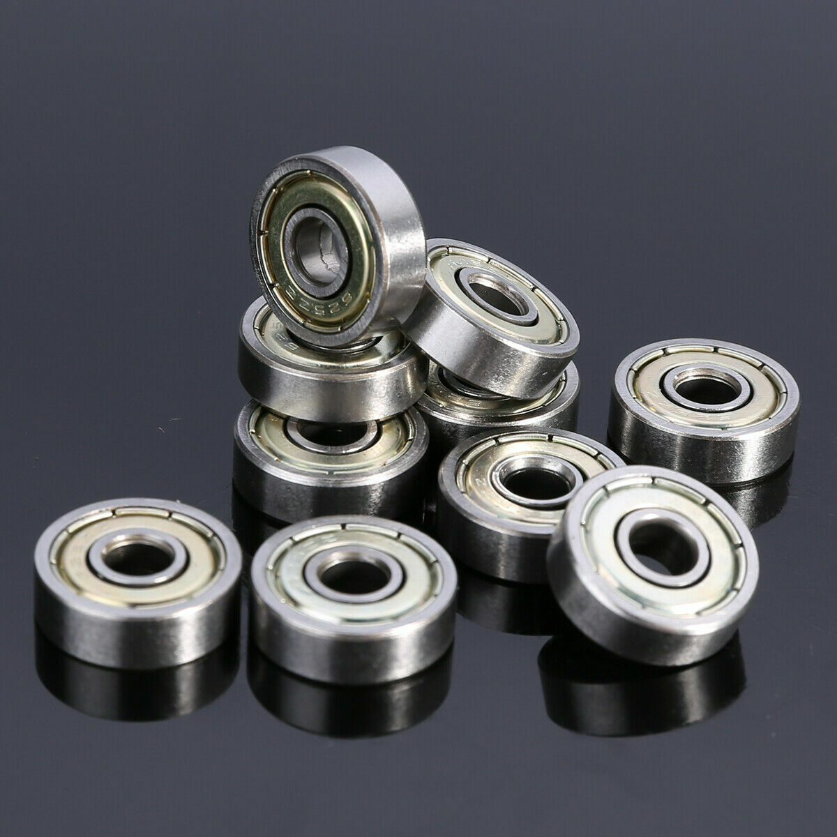 10pcs 625ZZ 5mm*16mm*5mm Carbon Steel Single Row Deep Groove Radial Ball Bearing