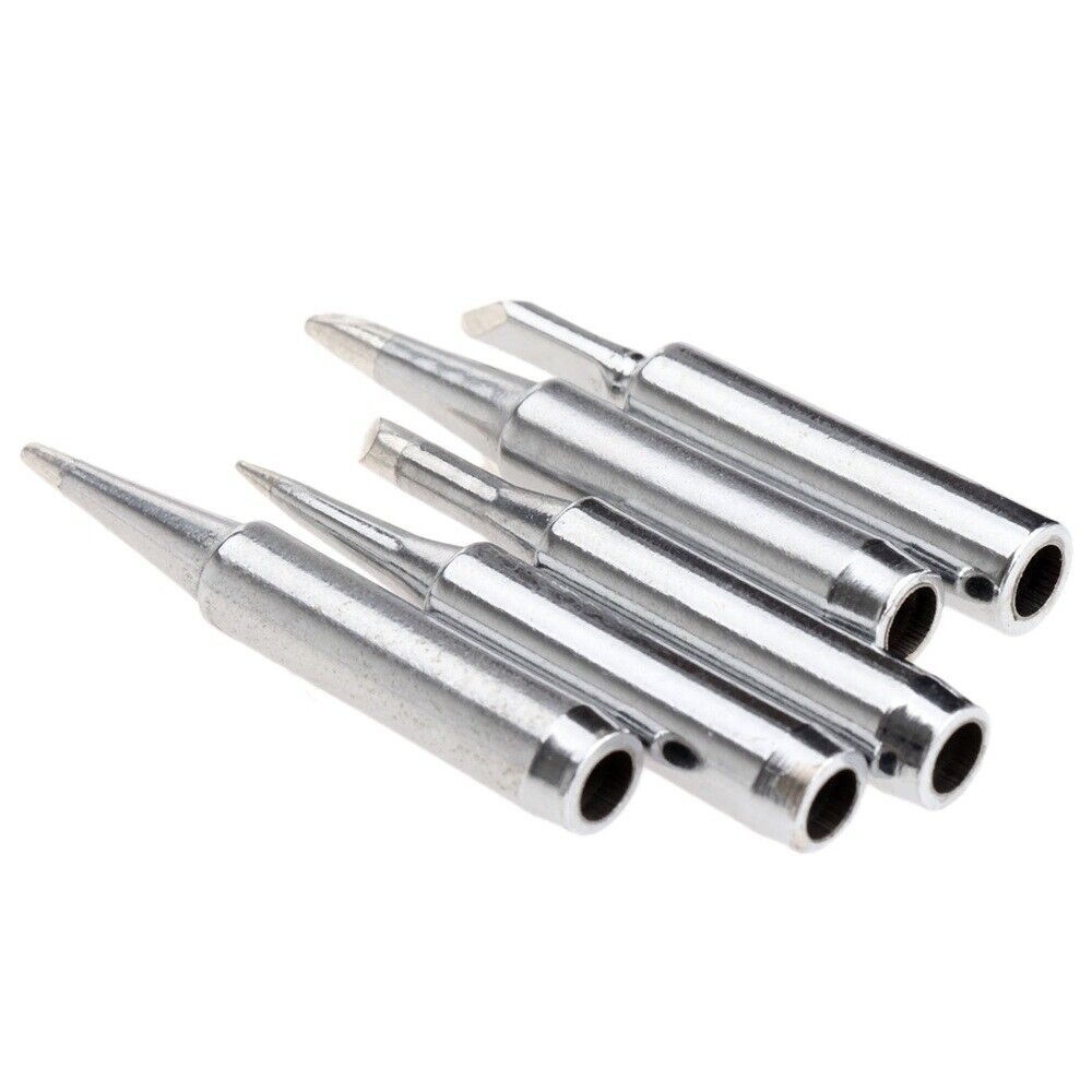 High Quality 5PCS Tip Solder Soldering Iron Rework Station Tool For Hakko 900M-T