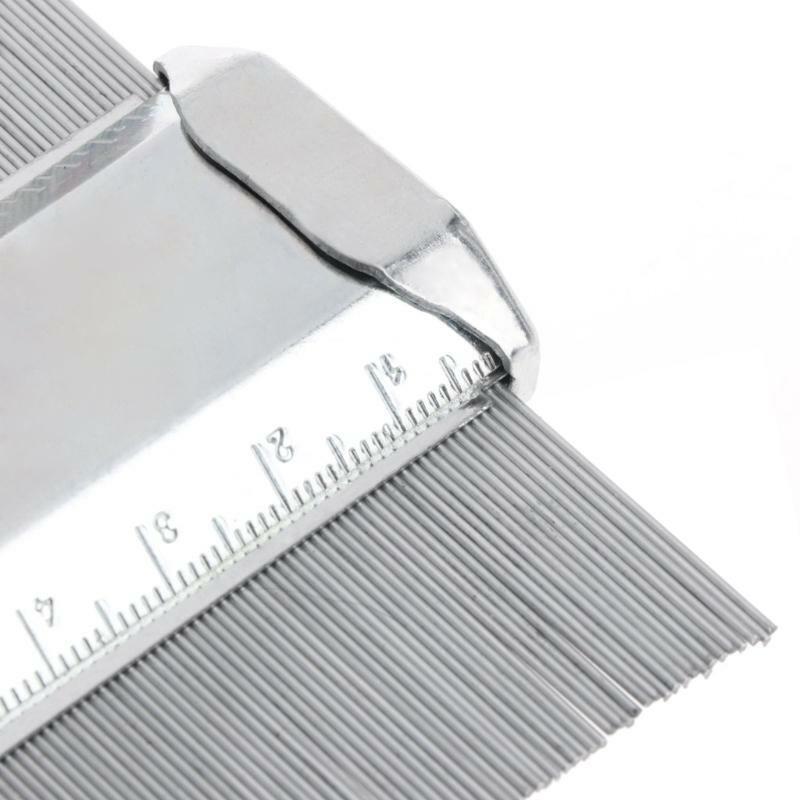 125mm/5" Profile Contour Gauge Metal Deep Decorating Tiling Template Tiles Tool