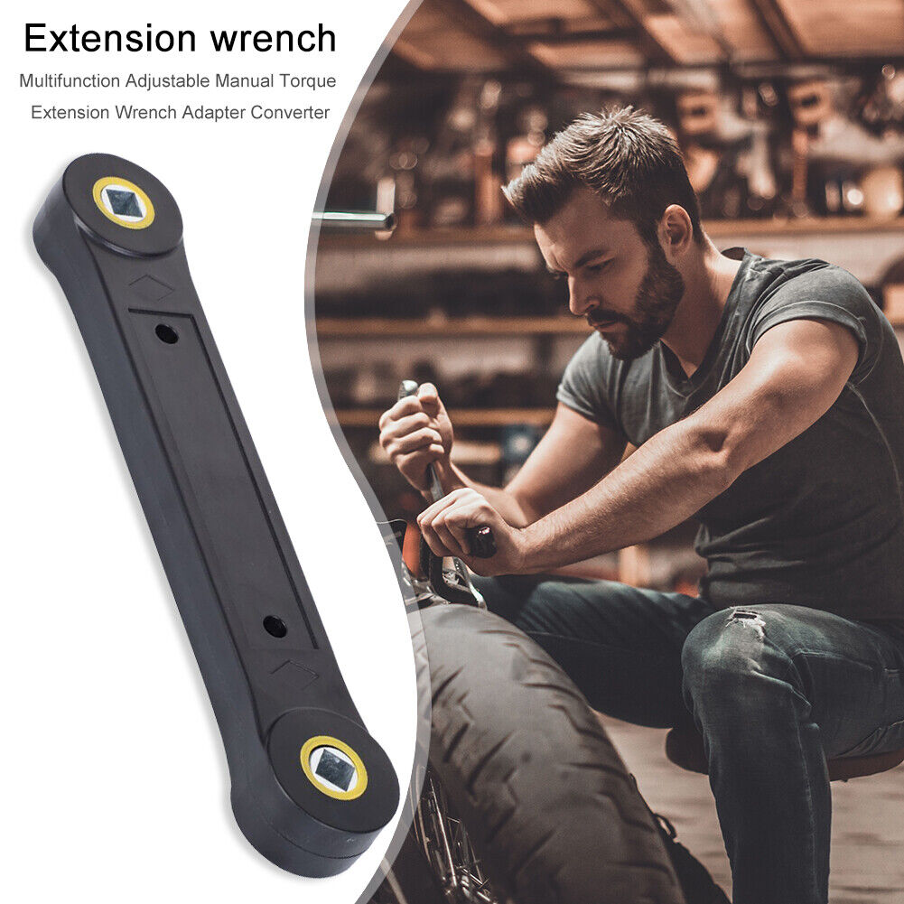 Multifunction Adjustable Manual Torque Extension Wrench Spanner Hand Tool