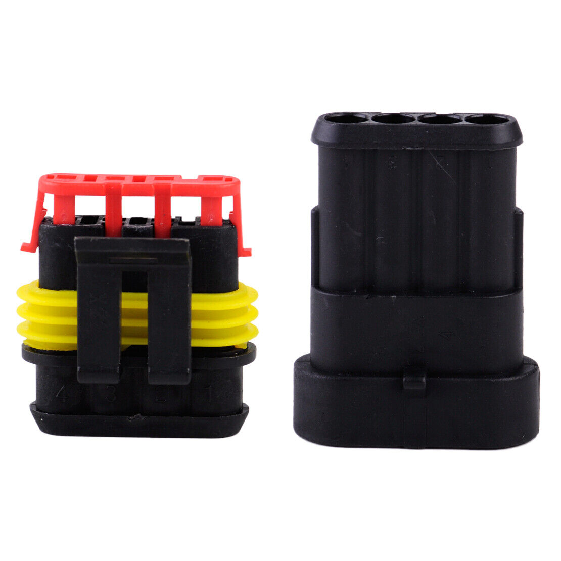 15-kit 2/3/4 Pin Way Sealed Waterproof Electrical Wire Connector Plug Motor Li