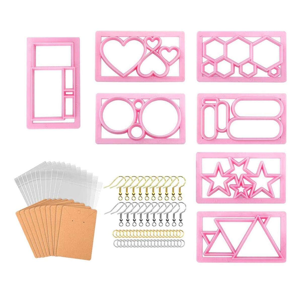 Polymer Clay Cutters Jewelry Making Art Supplies DIY Earring Cutting Mold