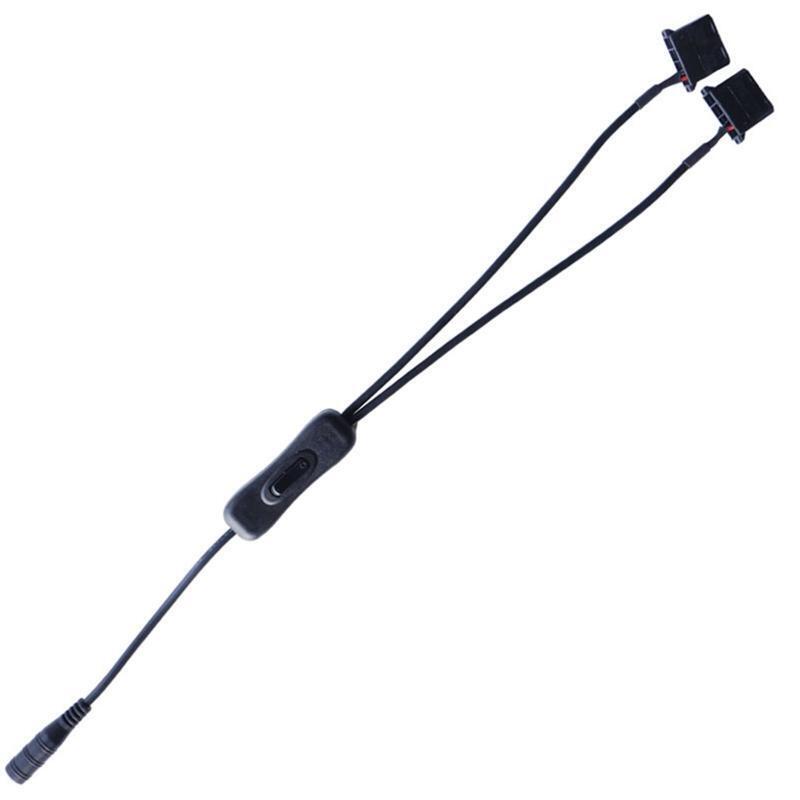 5521 to 4-Pin 12V PWM CPU Case Fan Connector with ON/Off Toggle 41cm / 16.14inch