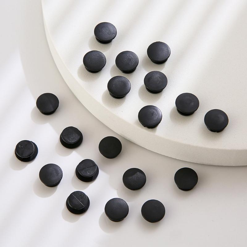 100Pcs Wristband Charm Backs 0.47inch (12mm? for DIY Back Piece Wristband
