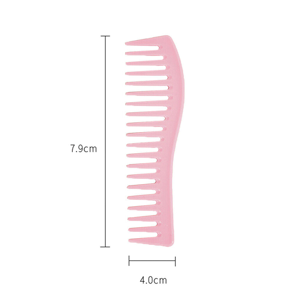 Hairdressing Comb Hair Styling Hand Grip Comb Hair Salon Tools (Pink)