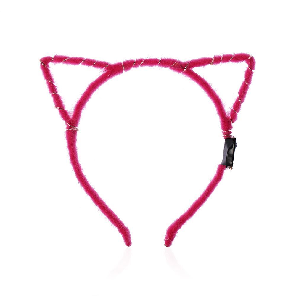 Girls Accessories Hair Band Party Headdress LED Light Flashing Cat Ear Headband
