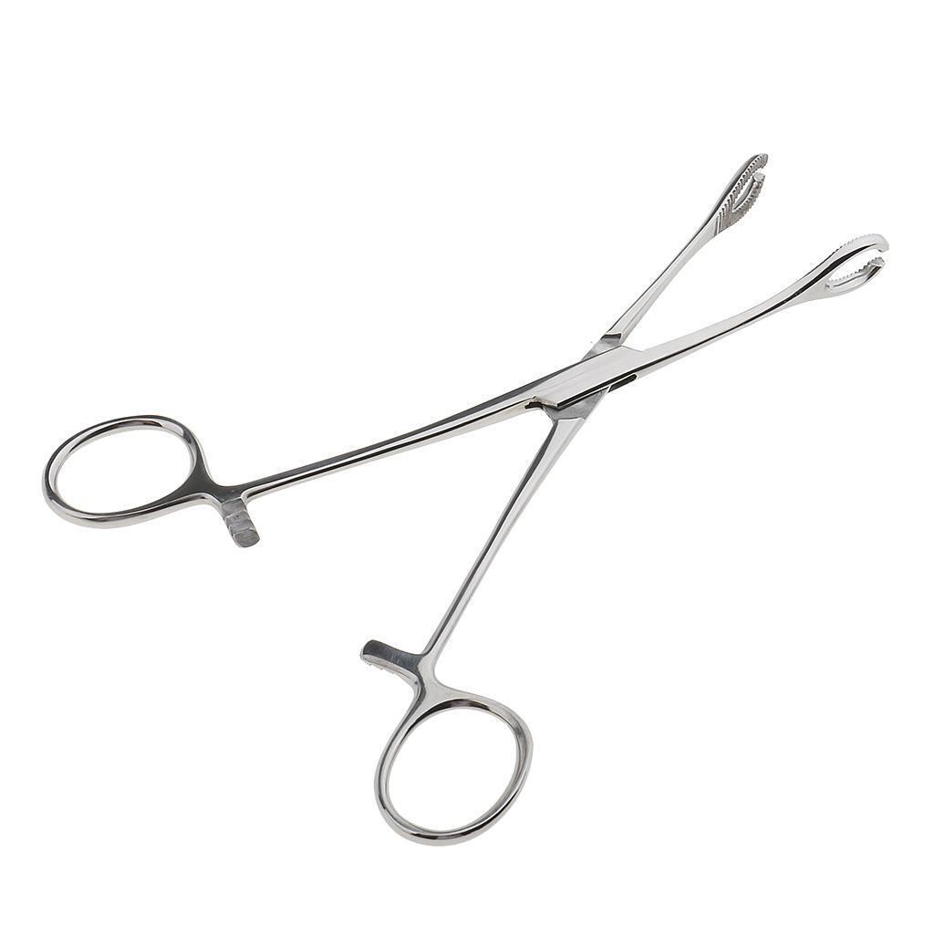 Navel Tongue Septum Nose Lip Stainless Clamp Plier Forcep Body Piercing Tool
