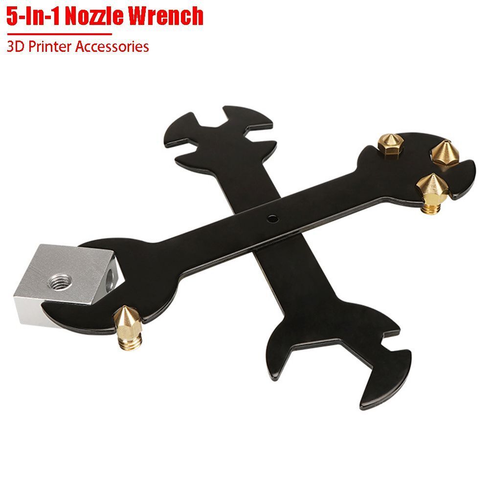 Printer Parts Nozzle Wrench Hotend Block Spanner Adjustment ToolFor V6 MK8/10