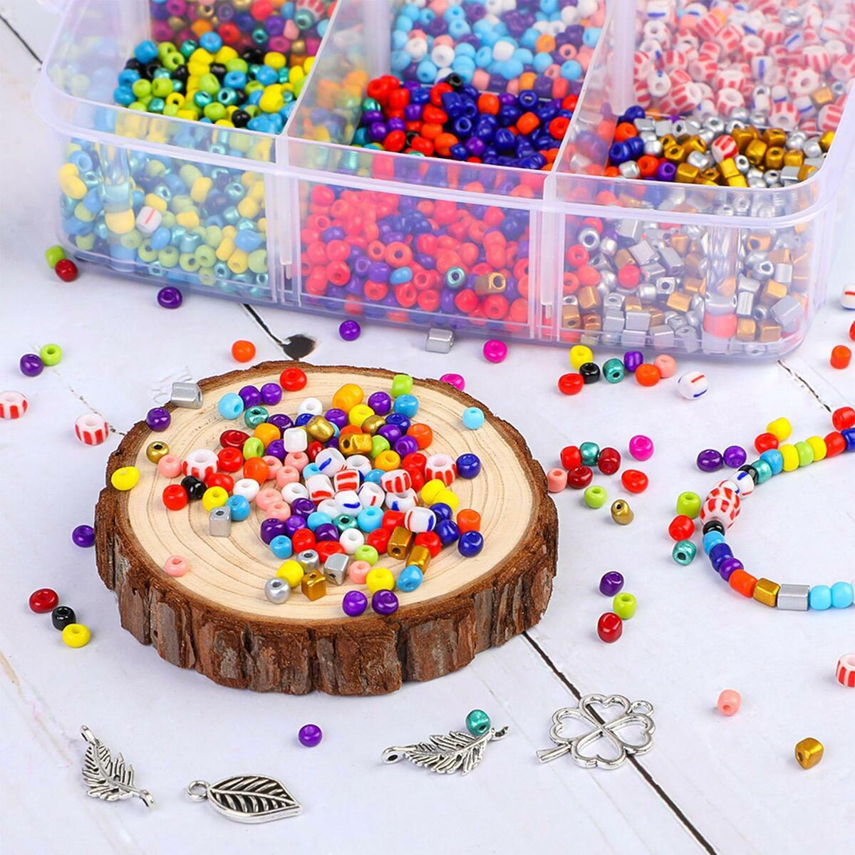 Jewelry Making Supplies Kit DIY Bracelets Beading for Earrings Making Tools