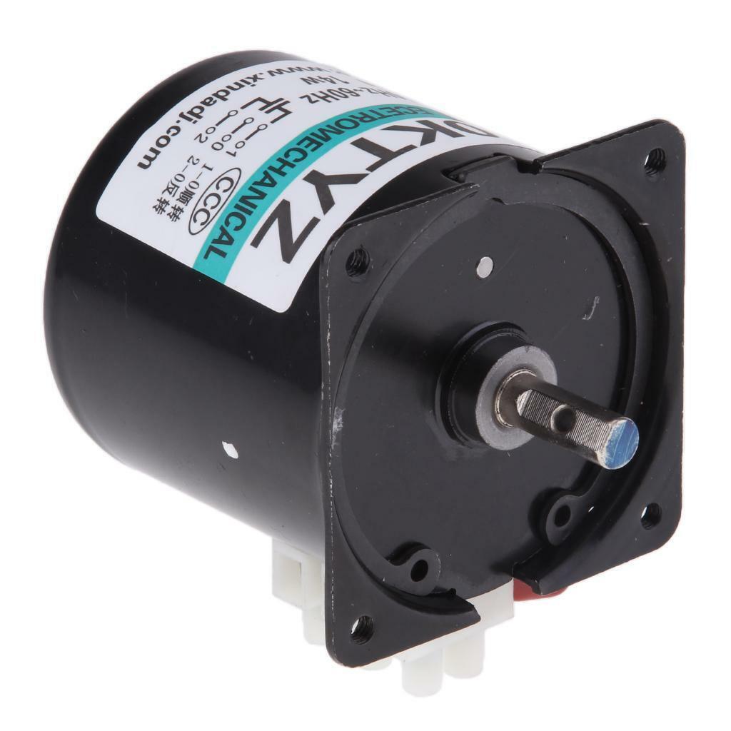 60KTYZ Synchronous Motor AC 220V 50-60Hz 30RPM 14W Output  Reduction Geared