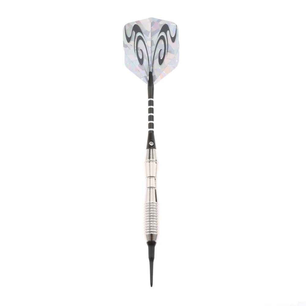 9 Pcs Durable Use Kit Aluminium 18g Soft Tip Dart With Steel Barrel Dart Shaft